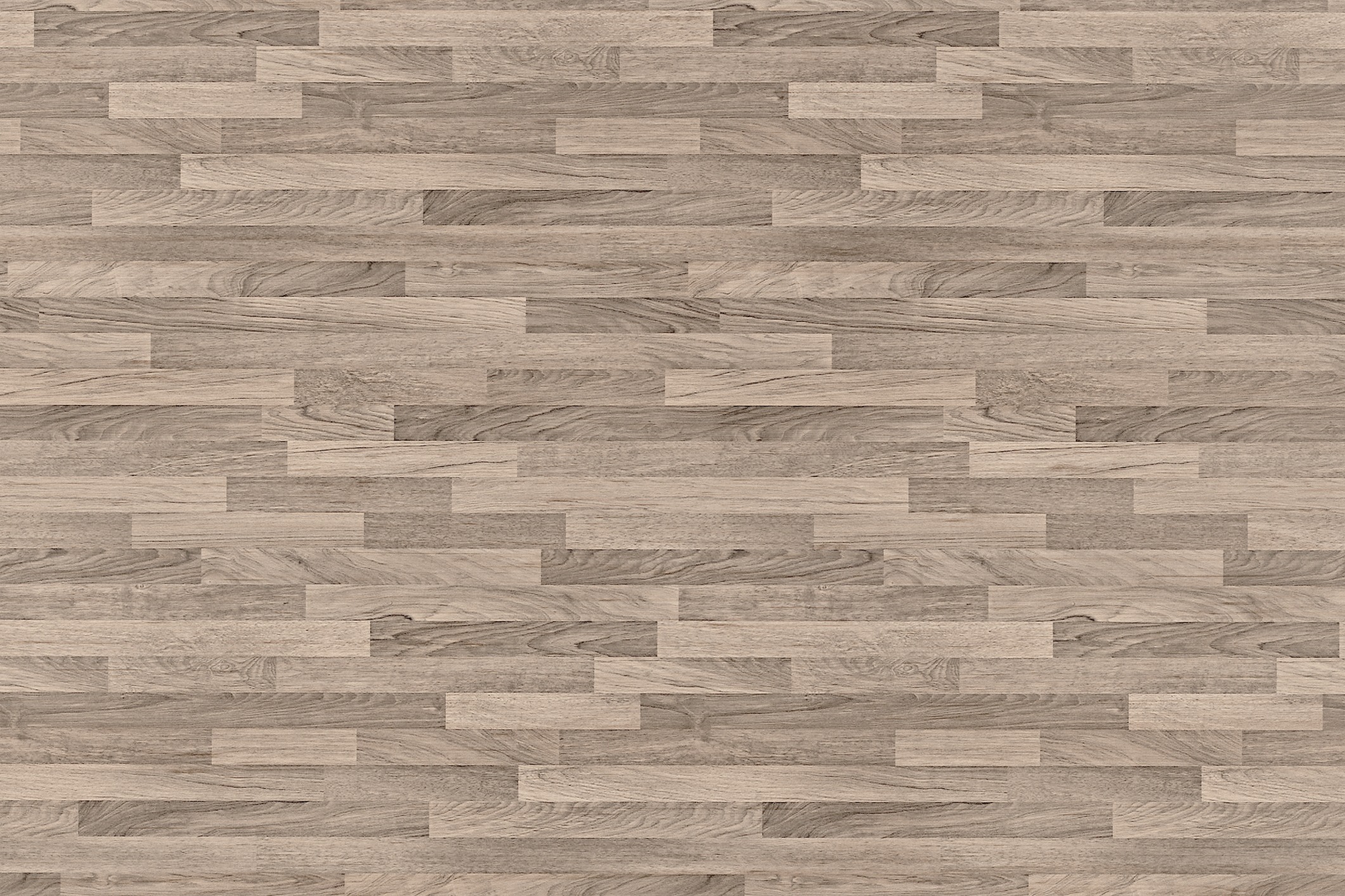 Seamless wooden parquet texture with interlocking light and dark brown planks, displaying a natural and symmetrical pattern across the entire surface.