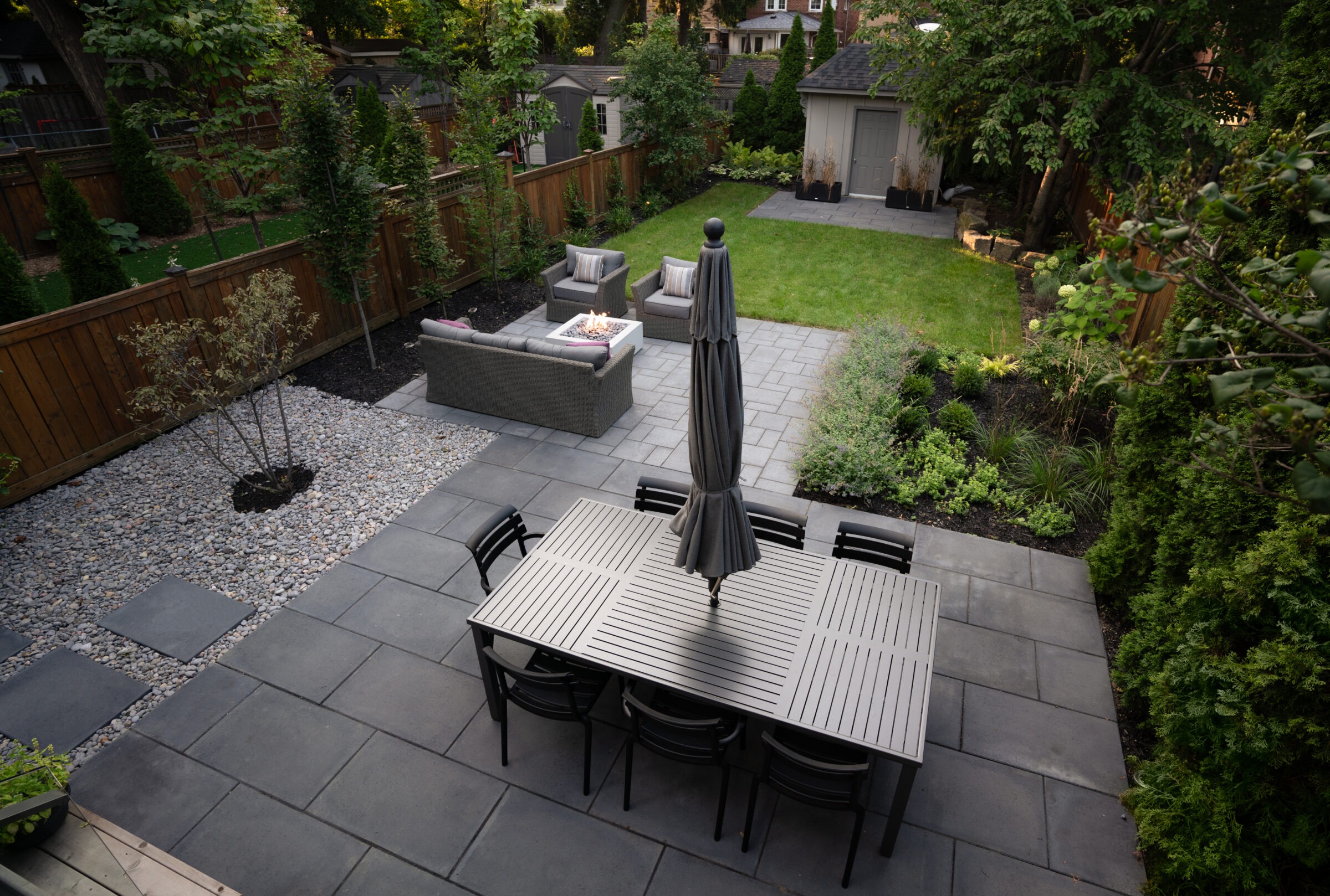 Beautiful backyard landscaping