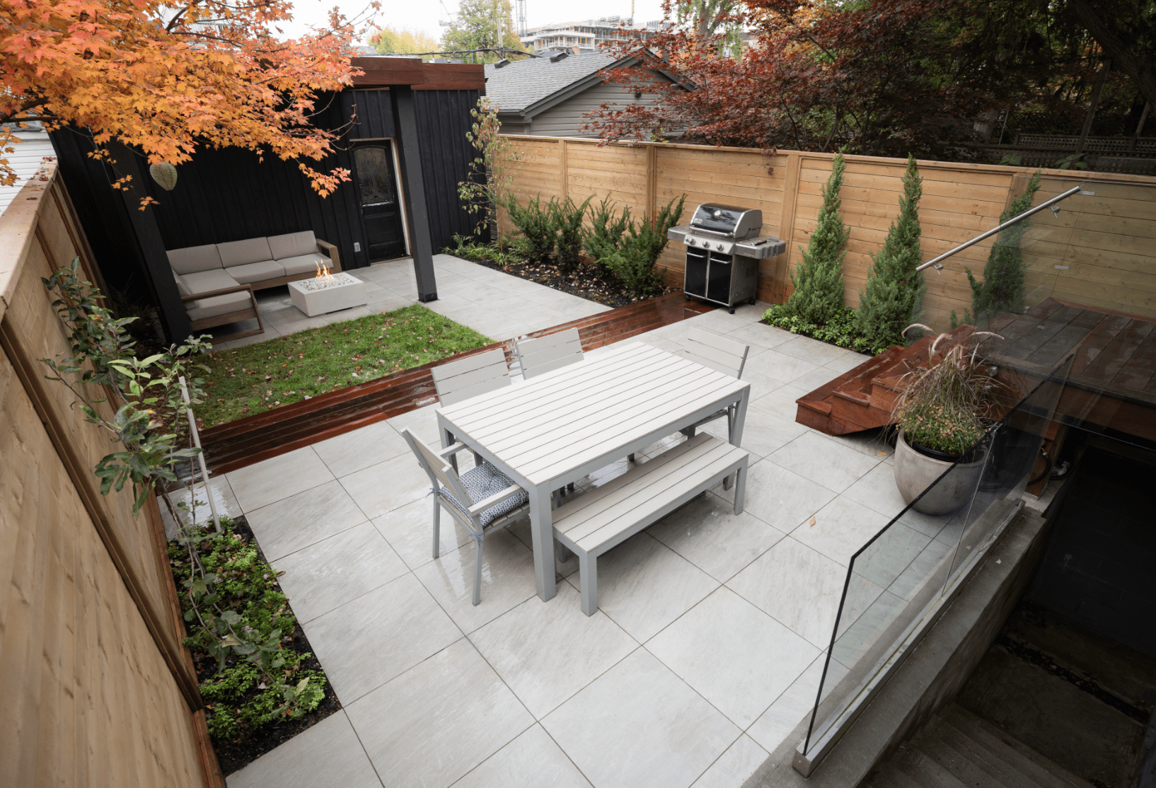 Beautiful small backyard