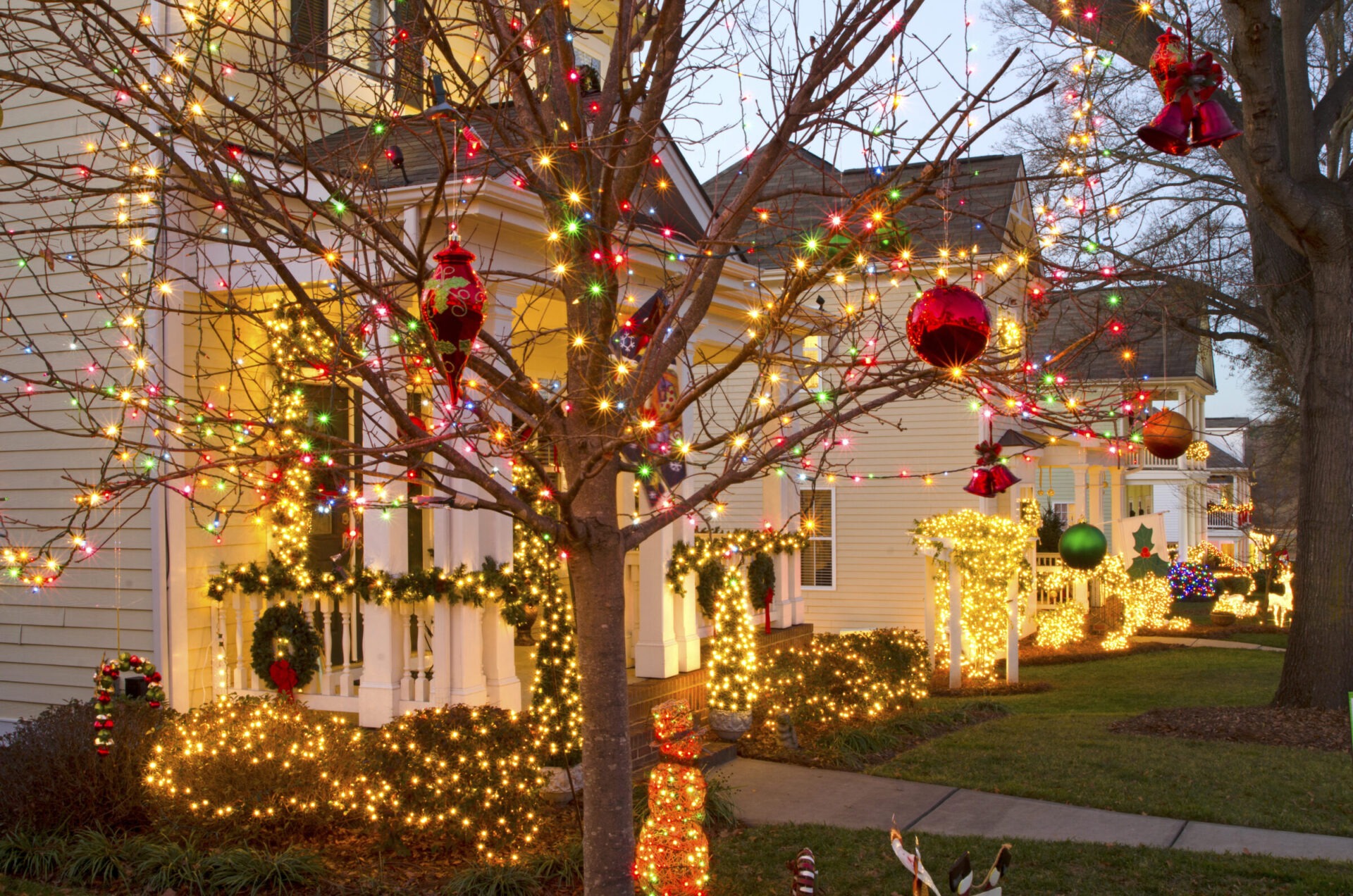 Homes Decorated for the Holidays